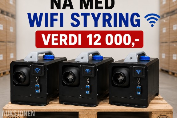 3 stk. Dieselvarmere med WIFI- Kvalitet 8kw integrert modell